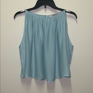 FOREVER 21 Light Blue Sleeveless Top